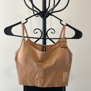 Pink Active seamless sports bra